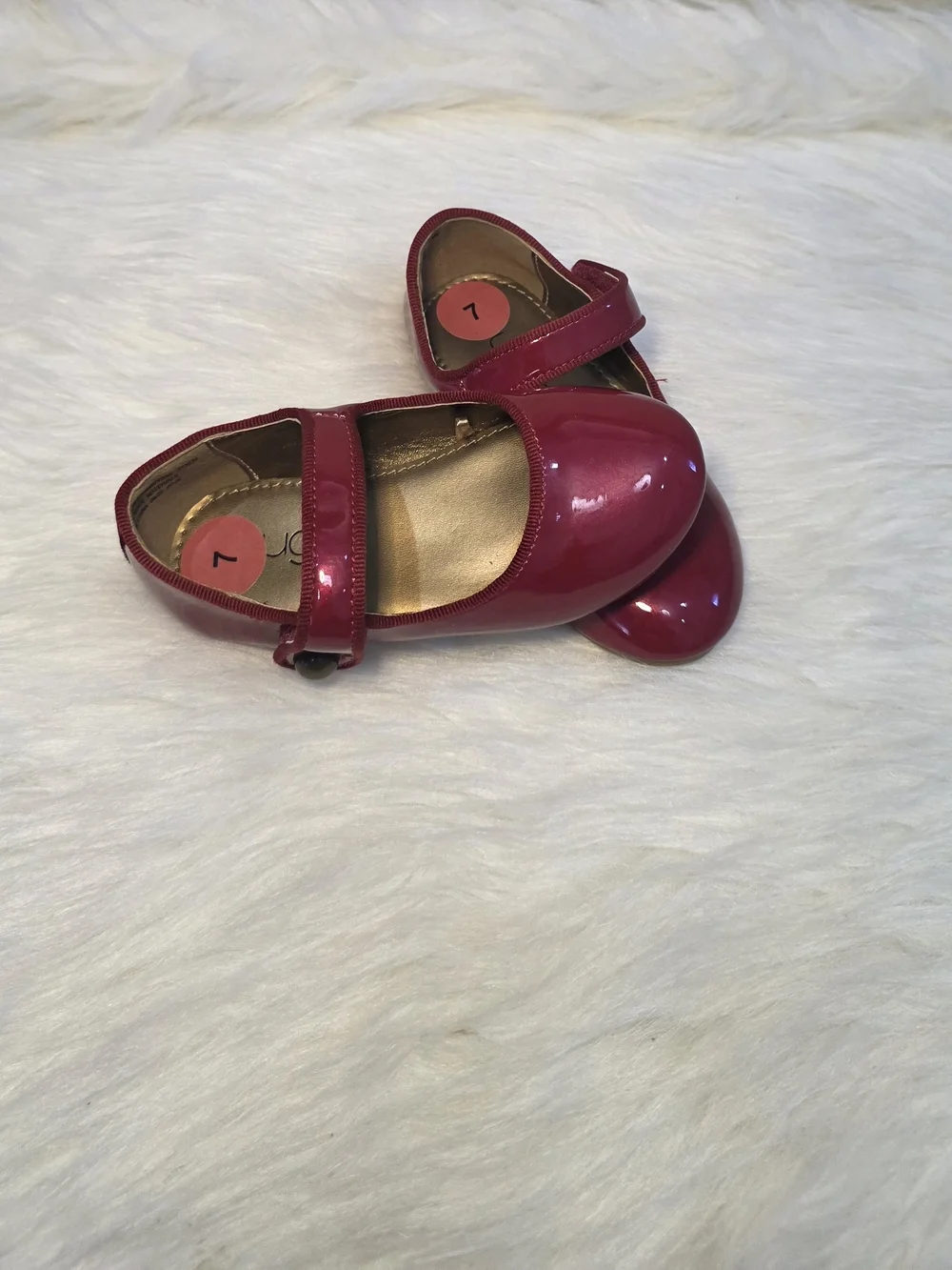 Sugar Girls Patent Mary Jane Shoes in Bright Red